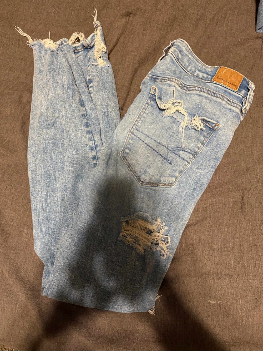 Light Blue Distressed Women’s Jeans
